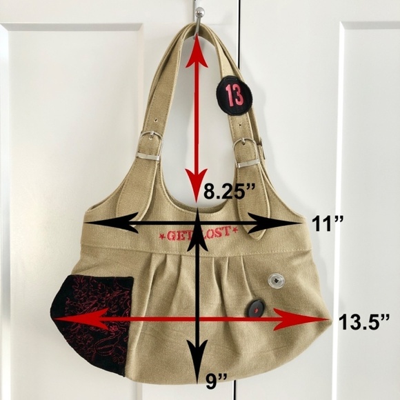 Emily The Strange, 2006, Y2K, Handbag, Canvas, Purse, Get Lost, Nice Condition - Picture 12 of 12